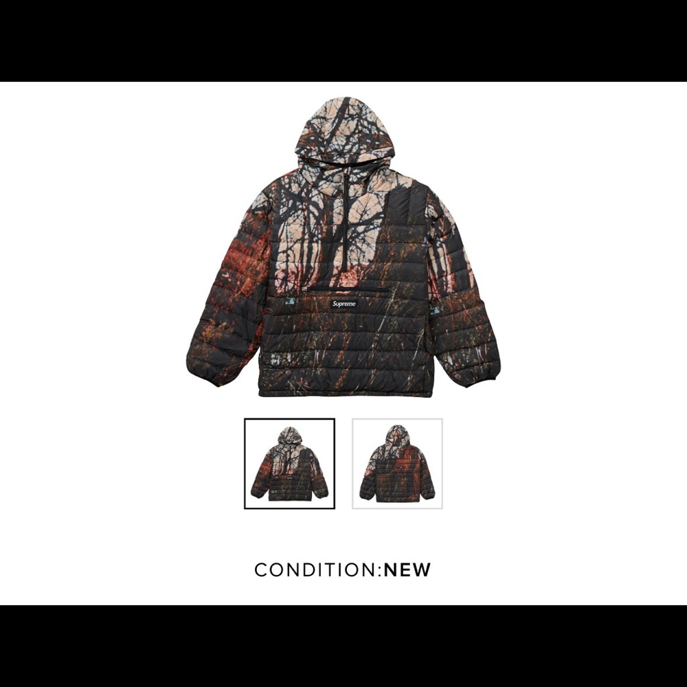 Supreme micro down wood hoodie (Medium)